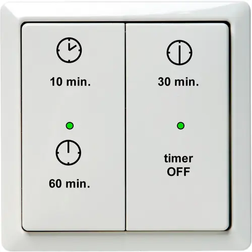 Zehnder TMR-SNS-CO2 timer RF-zender 10/30/60 minuten inclusief batterij