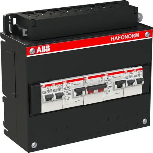 ABB Haf HAD3232-22+H42/R geassembleerde 1-fase groepenkast met 4 groepen achter 2 aardlekschakelaars 40A 30mA