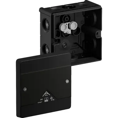 Spelsberg ABOX 040-L/SW/S kabeldoos 102x102mm IP66 zonder kabelwartels zwart