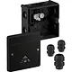 Spelsberg ABOX 040-L/SW/S-W lasdoos 102x102mm IP66 3 kabelwartels zwart