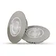 Interlight IL-CBSET27M led spot set 2x Cabiled geborsteld chroom 4W + driver 2700K IP44