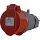 Power PWCEEC516 CEE-koppelcontactstop 5-polig 16A IP44 rood