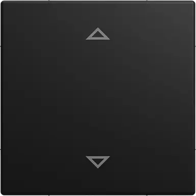 Busch-Jaeger 6430-915-102 knop met pijlsymbolen tbv elektronische jaloezieschakelaar Balance SI zwart mat