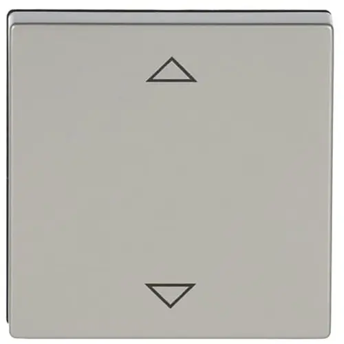 Busch-Jaeger 6430-866-102 knop met pijlsymbolen tbv elektronische jaloezieschakelaar Pure Stainless Steel
