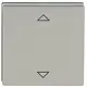 Busch-Jaeger 6430-866-102 knop met pijlsymbolen tbv elektronische jaloezieschakelaar Pure Stainless Steel