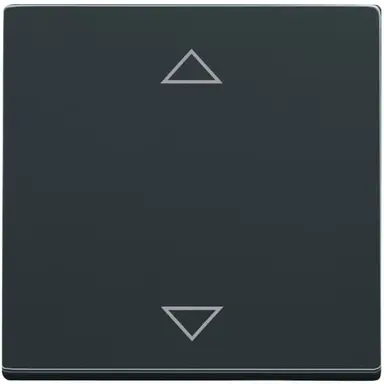 Busch-Jaeger 6430-81-102 knop met pijlsymbolen tbv elektronische jaloezieschakelaar Future Linear antraciet glans