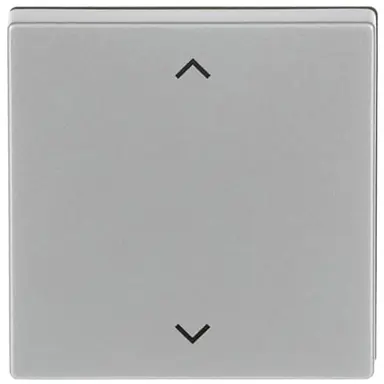Busch-Jaeger 6430-83-102 knop met pijlsymbolen tbv elektronische jaloezieschakelaar Future Linear aluzilver
