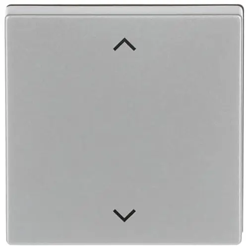 Busch-Jaeger 6430-83-102 knop met pijlsymbolen tbv elektronische jaloezieschakelaar Future Linear aluzilver