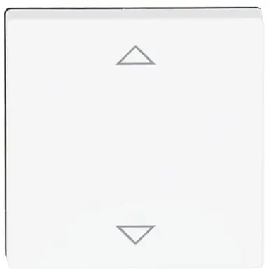 Busch-Jaeger 6430-884-102 knop met pijlsymbolen tbv elektronische jaloezieschakelaar Future Linear studiowit mat