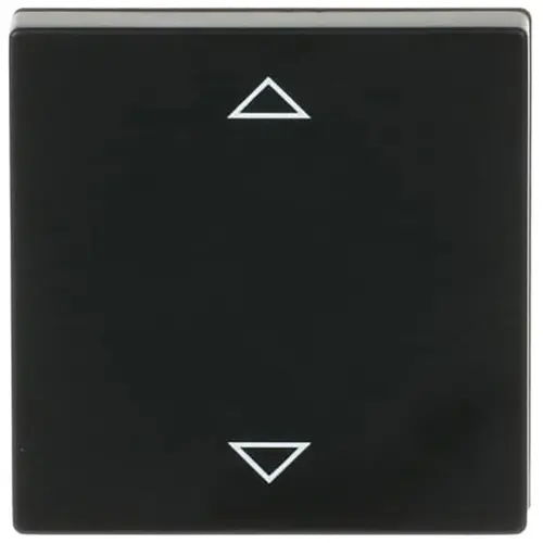 Busch-Jaeger 6430-885-102 knop met pijlsymbolen tbv elektronische jaloezieschakelaar Future Linear zwart mat