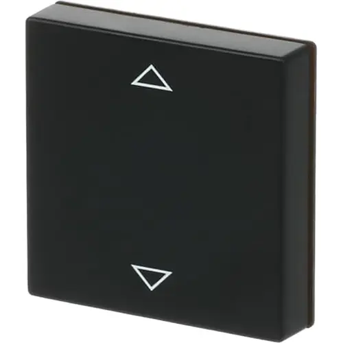 Busch-Jaeger 6430-885-102 knop met pijlsymbolen tbv elektronische jaloezieschakelaar Future Linear zwart mat