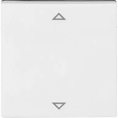 Busch-Jaeger 6430-914-102 knop met pijlsymbolen tbv elektronische jaloezieschakelaar Balance SI wit glans