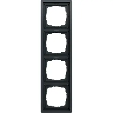 Gira 0214173 afdekraam 4-voudig F100 antraciet mat