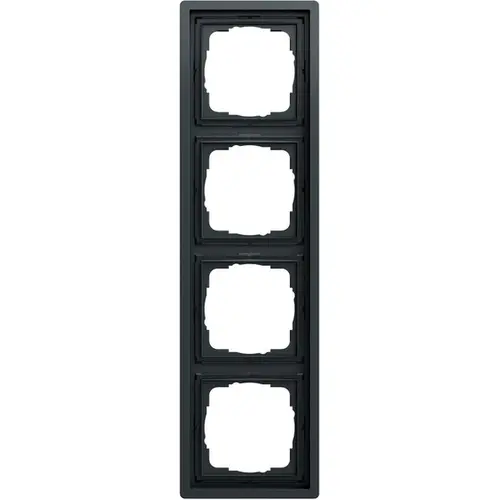 Gira 0214173 afdekraam 4-voudig F100 antraciet mat