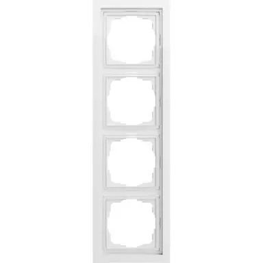Gira 021470 afdekraam 4-voudig F200 wit glans