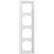Gira 021470 afdekraam 4-voudig F200 wit glans