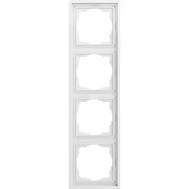 Gira 021480 afdekraam 4-voudig F300 wit glans