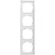 Gira 021480 afdekraam 4-voudig F300 wit glans