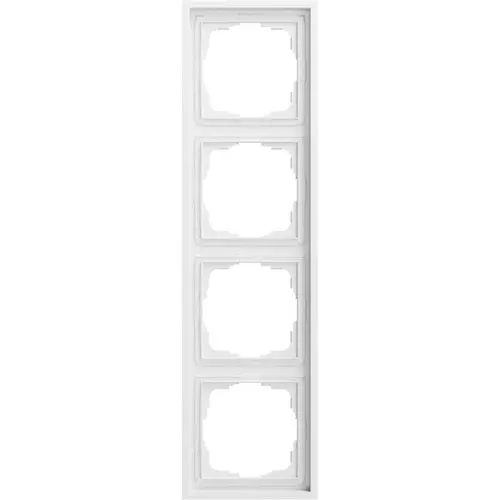 Gira 021482 afdekraam 4-voudig F300 wit mat