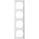Gira 021482 afdekraam 4-voudig F300 wit mat
