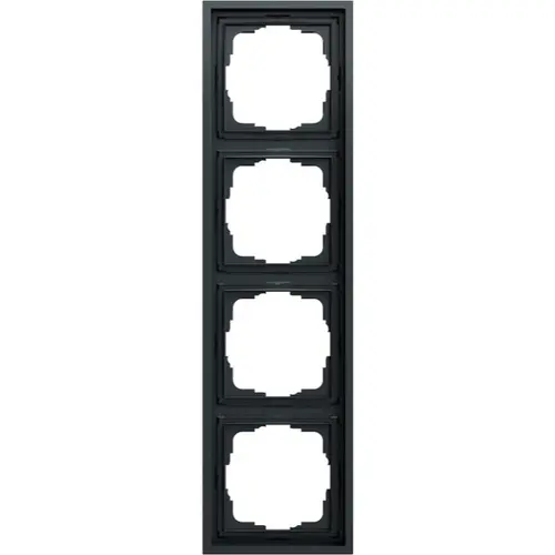 Gira 021483 afdekraam 4-voudig F300 antraciet mat
