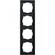 Gira 021483 afdekraam 4-voudig F300 antraciet mat