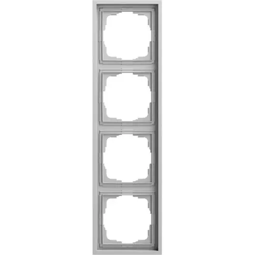 Gira 021486 afdekraam 4-voudig F300 grijs mat