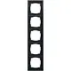 Gira 0215173 afdekraam 5-voudig F100 antraciet mat