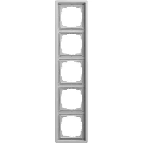 Gira 0215176 afdekraam 5-voudig F100 grijs mat