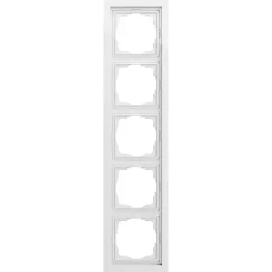 Gira 021570 afdekraam 5-voudig F200 wit glans