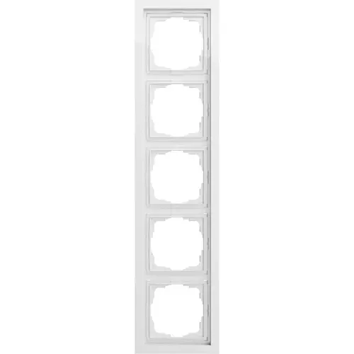 Gira 021570 afdekraam 5-voudig F200 wit glans