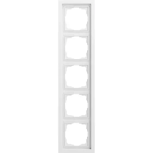 Gira 021572 afdekraam 5-voudig F200 wit mat