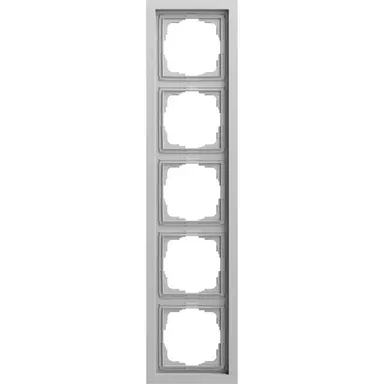 Gira 021576 afdekraam 5-voudig F200 grijs mat