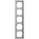 Gira 021576 afdekraam 5-voudig F200 grijs mat