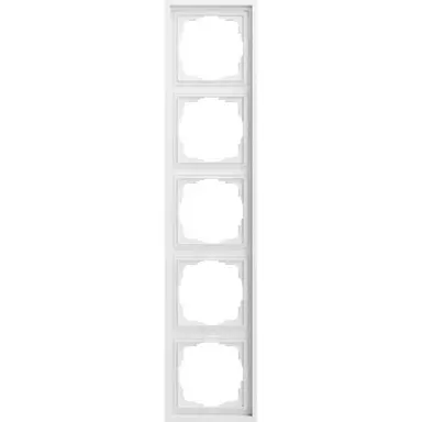 Gira 021582 afdekraam 5-voudig F300 wit mat
