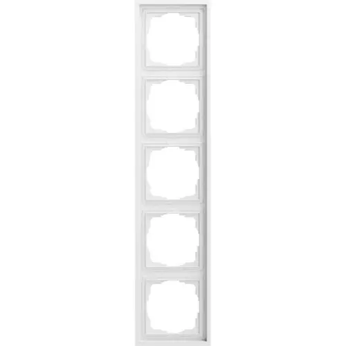 Gira 021582 afdekraam 5-voudig F300 wit mat