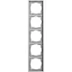 Gira 021586 afdekraam 5-voudig F300 grijs mat
