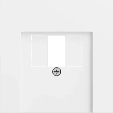 Gira 027672 centraalplaat USB Systeem 70 wit mat