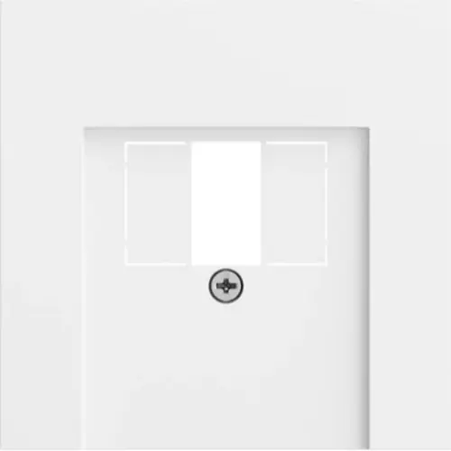 Gira 027672 centraalplaat USB Systeem 70 wit mat