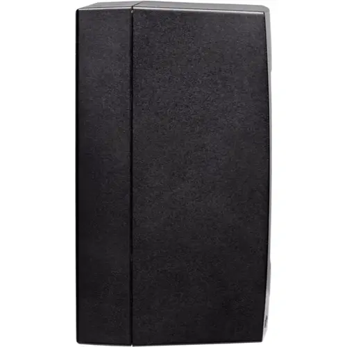 Niko 105-80100 opbouwbak incl. vast afdekraam 1-voudig black coated