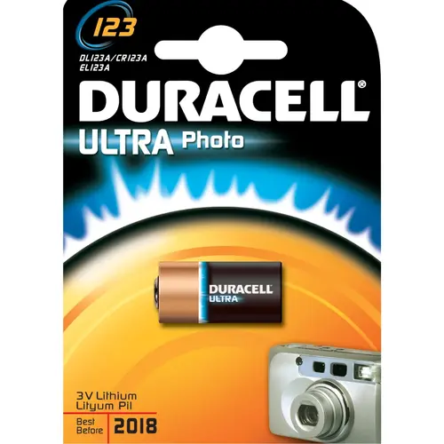 Duracell DL123A Batterij 3.1v 1550mAh Lithium