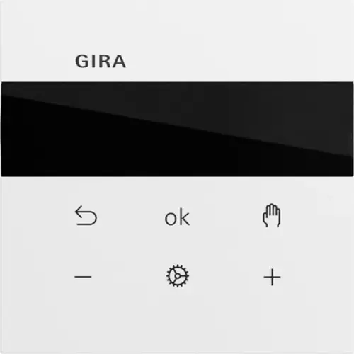Gira 539470 Systeem 3000 thermostaatknop Bluetooth Systeem 70 wit glans