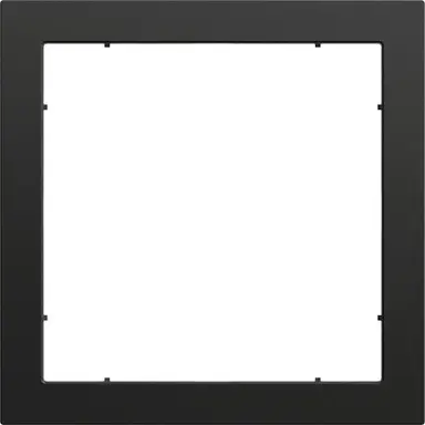 Gira 028974 adapterraam 55x55mm Systeem 70 zwart mat