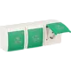 Busch-Jaeger 2300/3 EBW-54 FIETS wandcontactdoos 3-voudig randaarde Safety+ klapdeksel met opdruk fietsoplaadpunt opbouw Ocean IP44 alpinwit/groen
