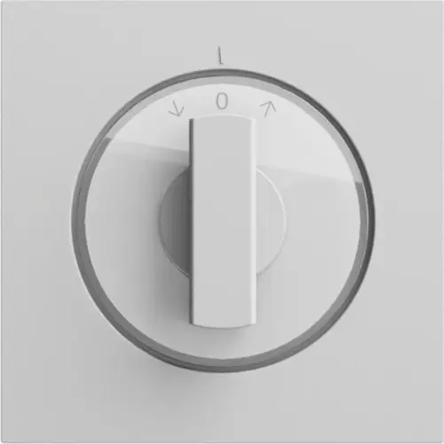 Gira 066676 draaiknop jaloezie- en tijdschakelaar Systeem 70 grijs mat