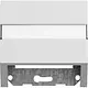 Gira 087076 datakap universeel met draagring Systeem 70 grijs mat