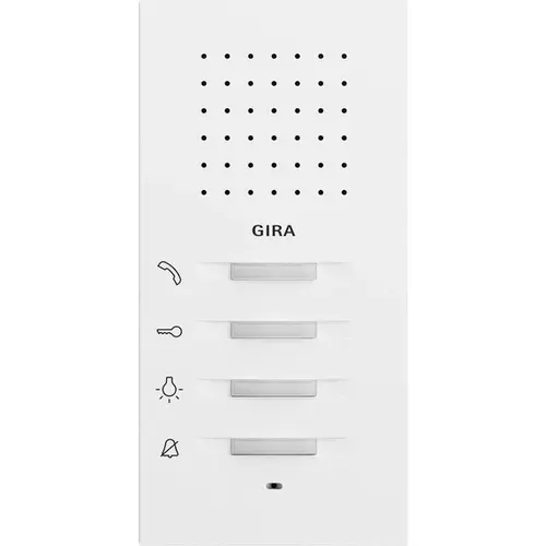 Gira 125072 huisstation audio opbouw Systeem 70 wit mat