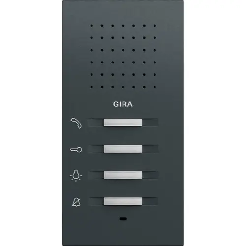 Gira 125073 huisstation audio opbouw Systeem 70 antraciet mat