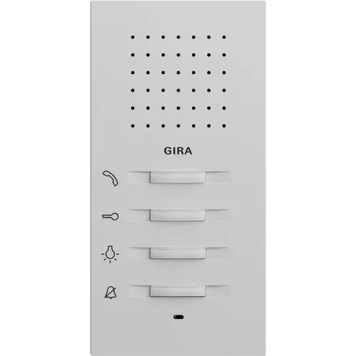 Gira 125076 huisstation audio opbouw Systeem 70 grijs mat