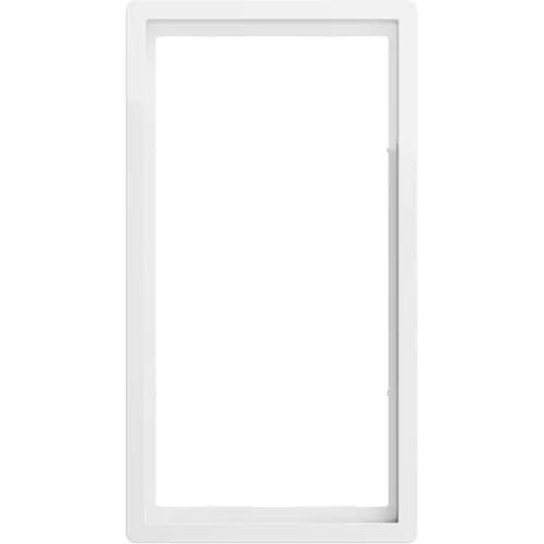 Gira 1002112 afdekraam 2-voudig zonder middenstijl F100 wit glans